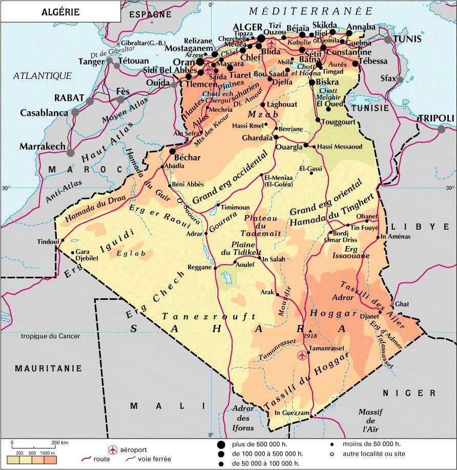 14+ Algerie Carte Du Monde Images