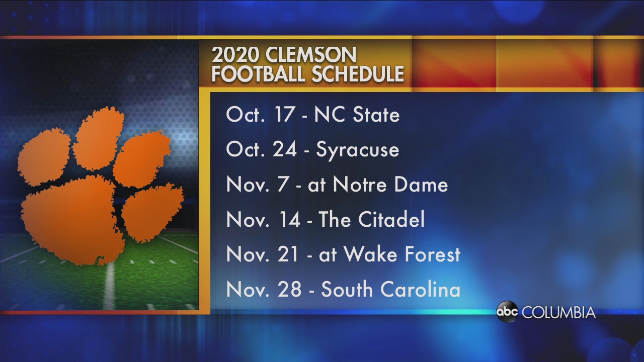 Get Clemson Football Schedule Pictures