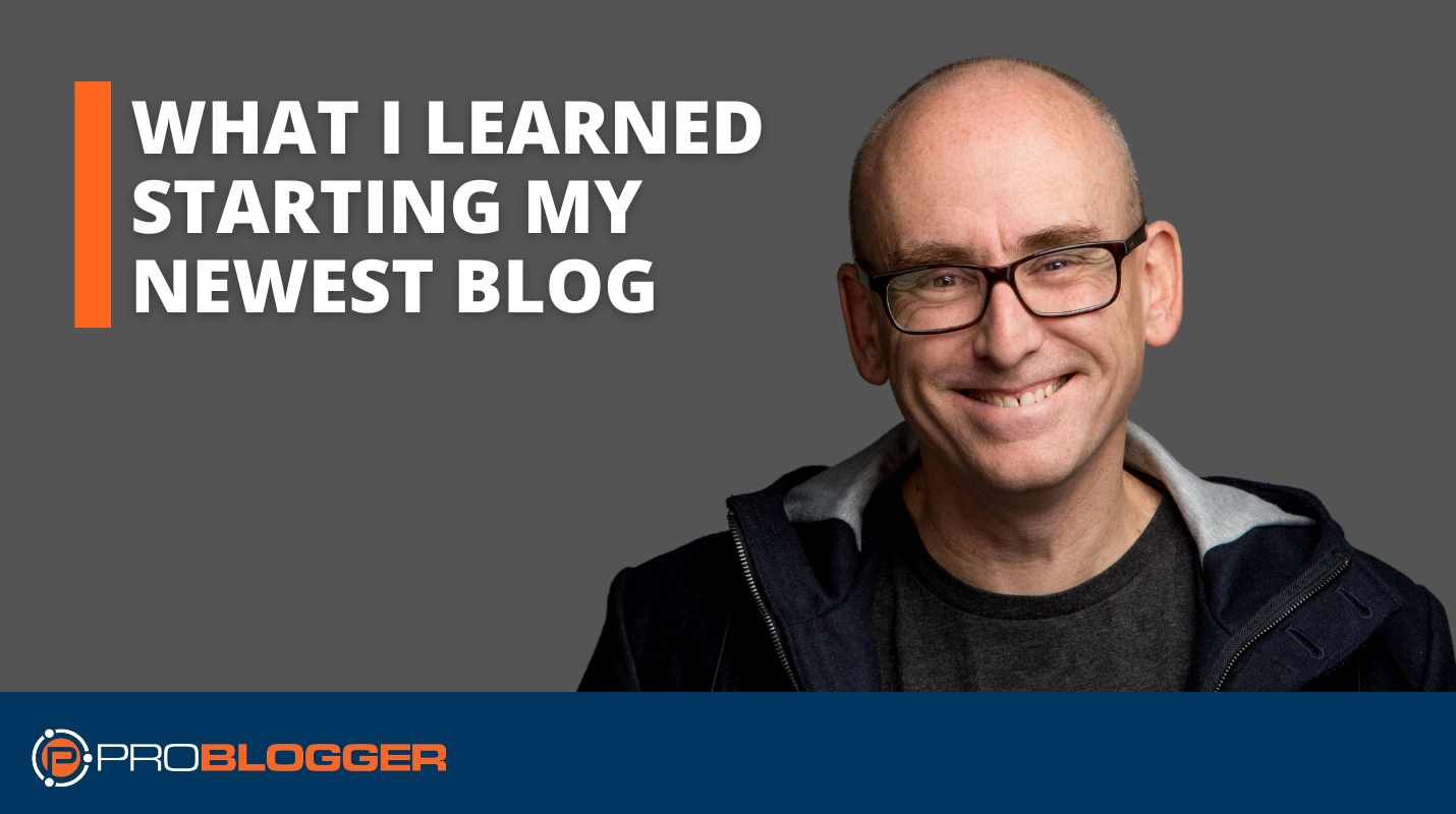 What I Realized Beginning My Latest Weblog