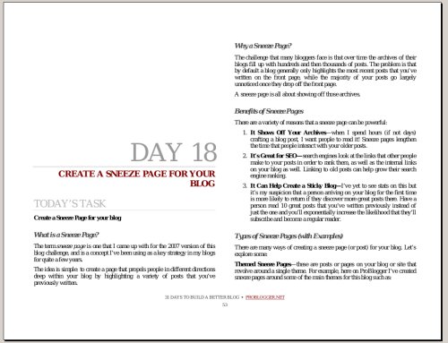 Don’t Miss This One: “31 Days to Build a Better Blog” Workbook