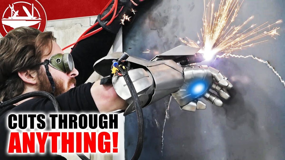 These YouTubers Make a Real, Dangerous Iron Man Gauntlet
