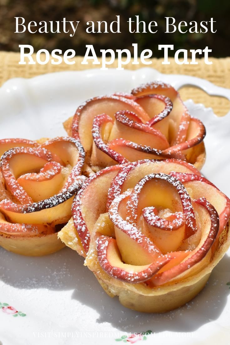 Recipe Apple Rose Tart Apple Rose Recipe Tart Beast Beauty Tarts Food