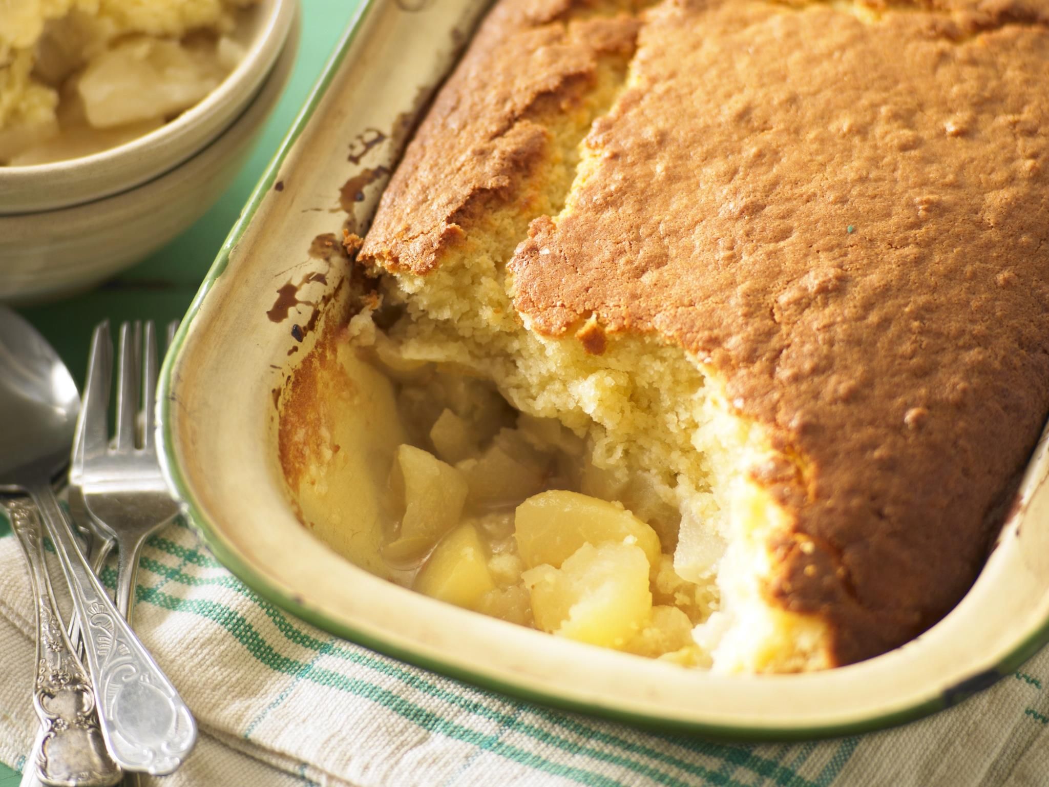 Recipe Apple Sponge Dessert Baked Apple Sponge