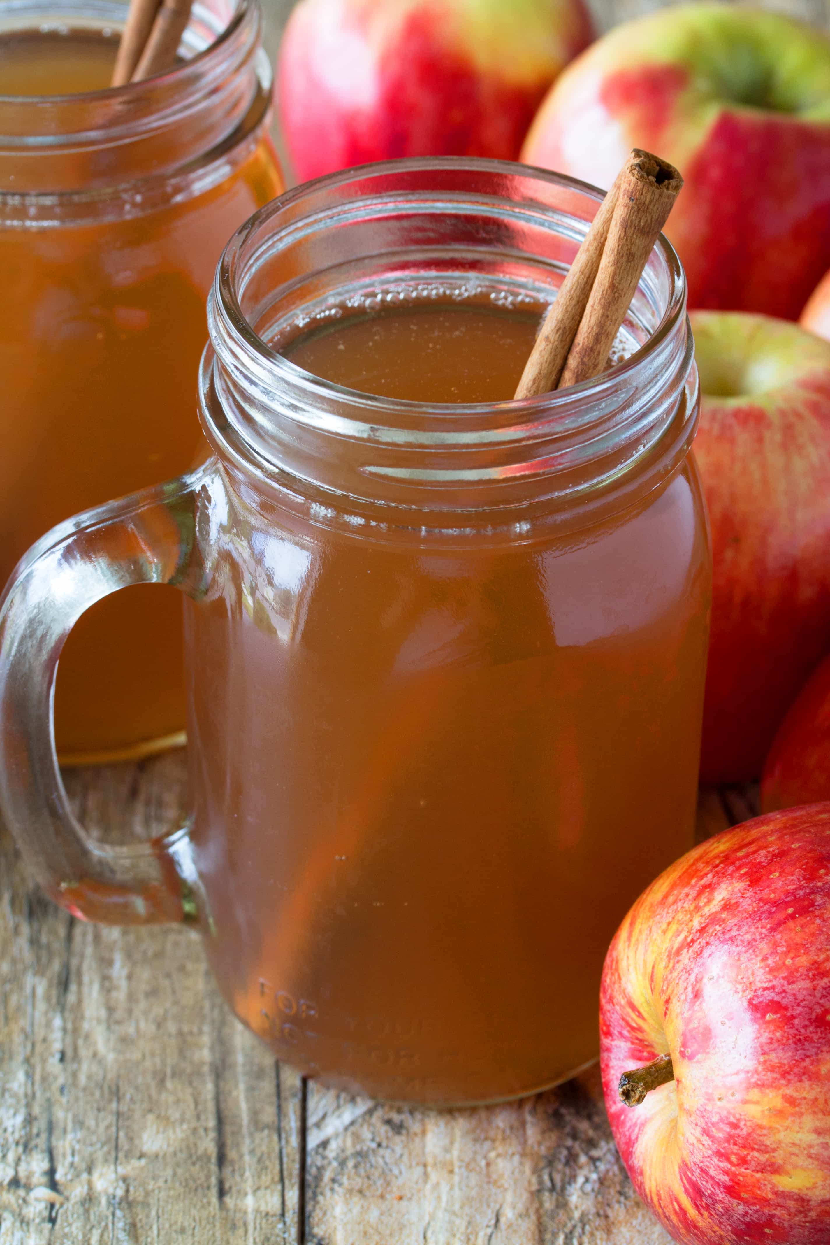 Slow Cooker Apple Cider Made From Scratch