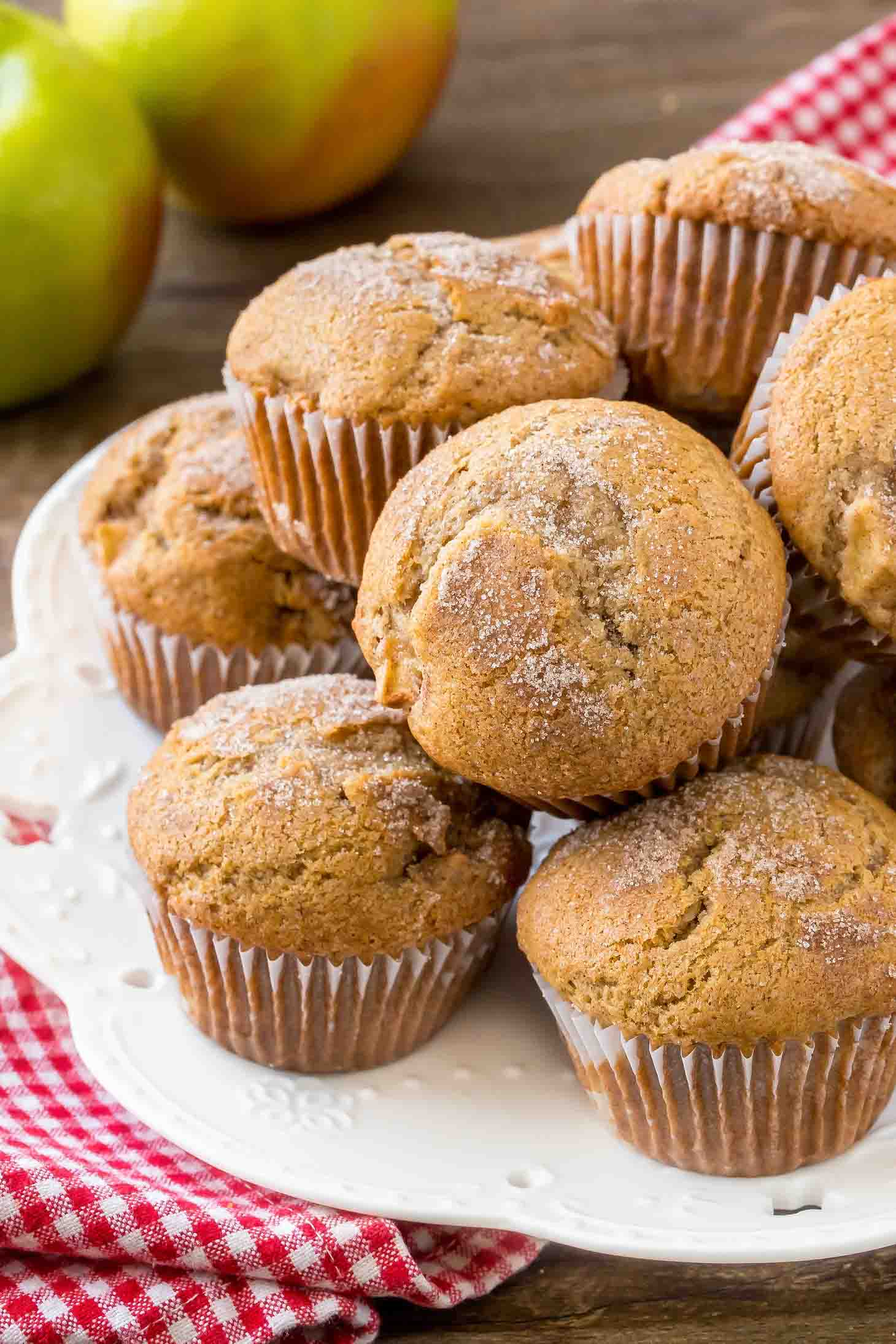 Recipe Apple Muffins Easy Easy Apple Cinnamon Muffins moist + Delicious