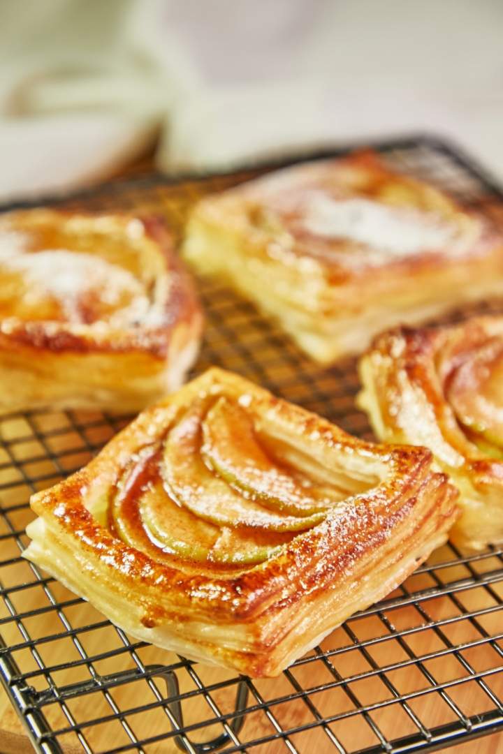 Cinnamon Apple Puff Pastries | Online Recipe | The Maya Kitchen