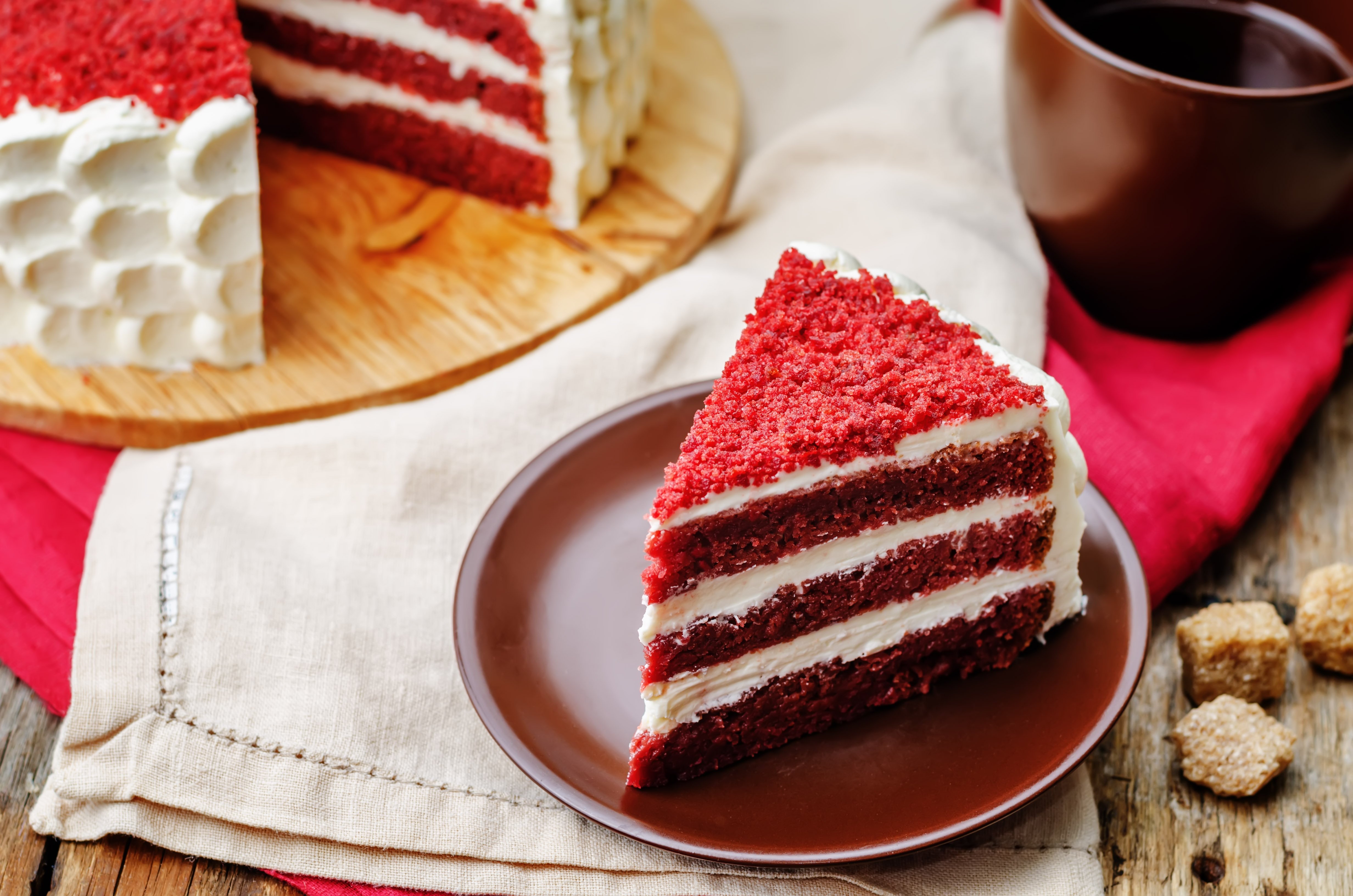 Red Velvet Cake with Vanilla Cream Cheese Frosting