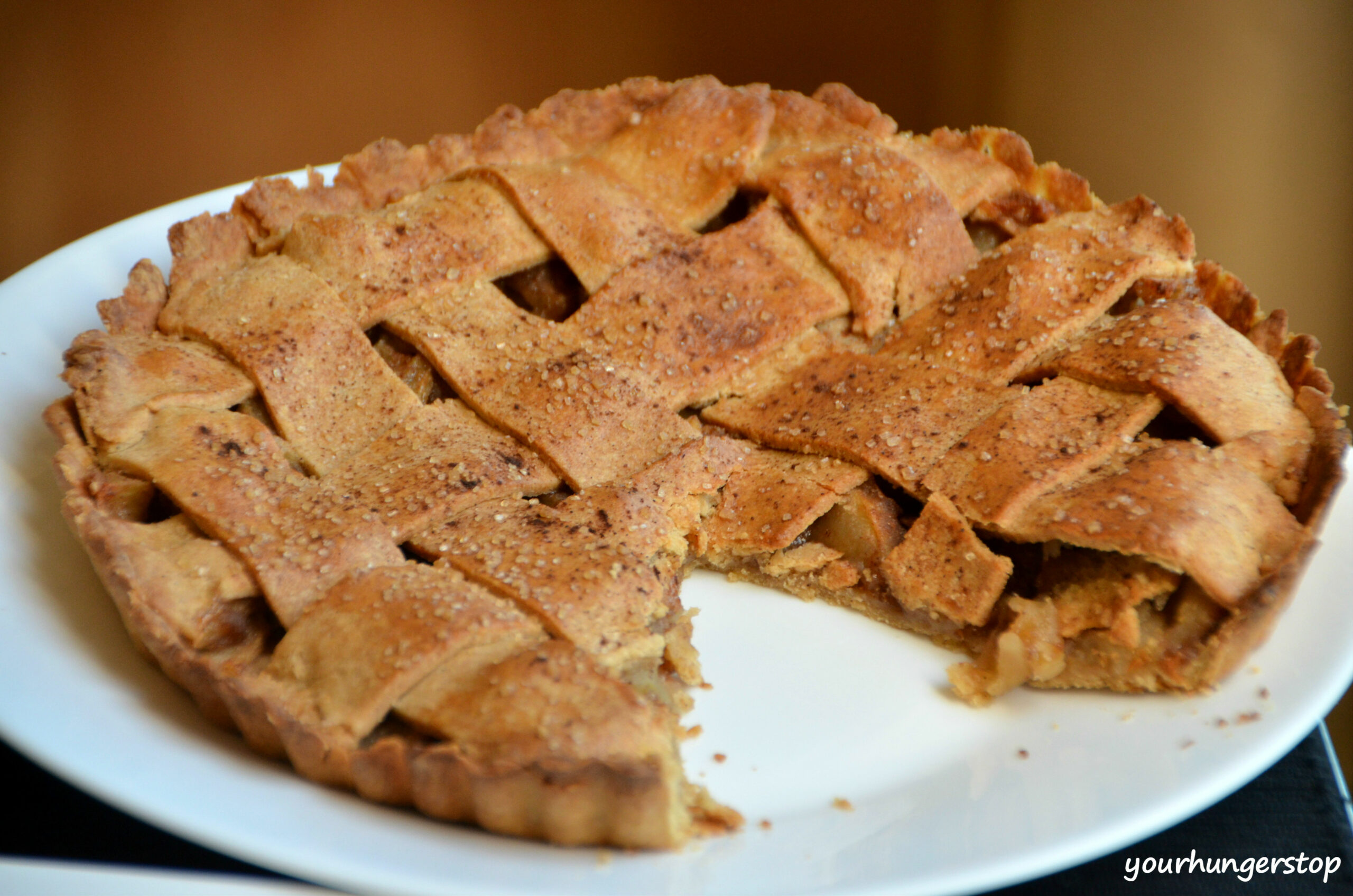 Apple Pie Recipe Easy Without Egg Apple Eggless Pie Crust Wheat Whole Eaten Plain Dessert Delicious Quick Recipe Easy Which Pie3 Yourhungerstop