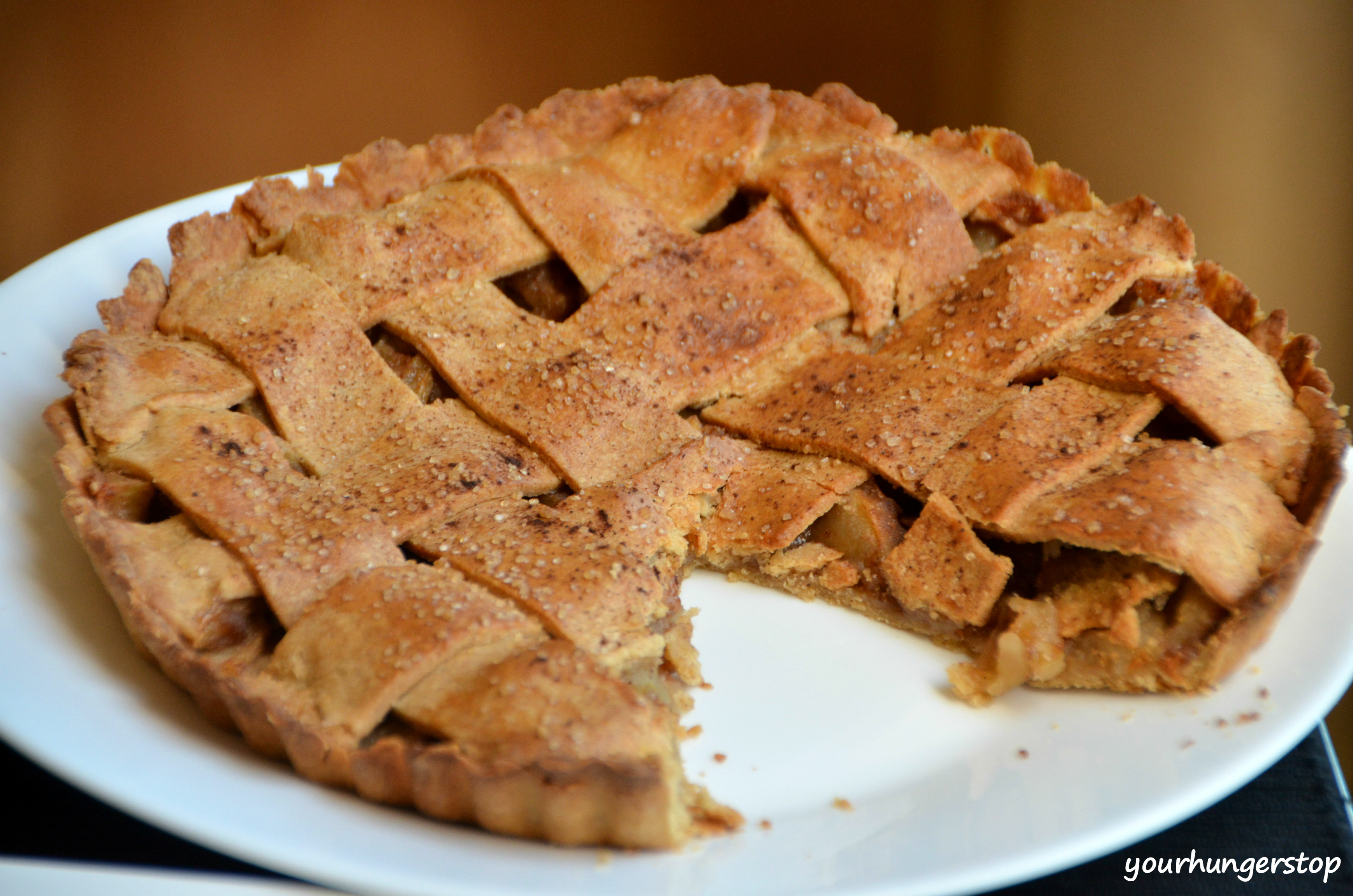 Eggless Apple Pie